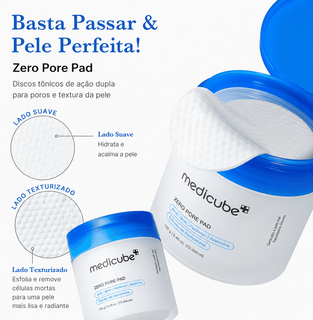 Medicube — Zero Pore Pad 2.0 155g. - Imagem 3